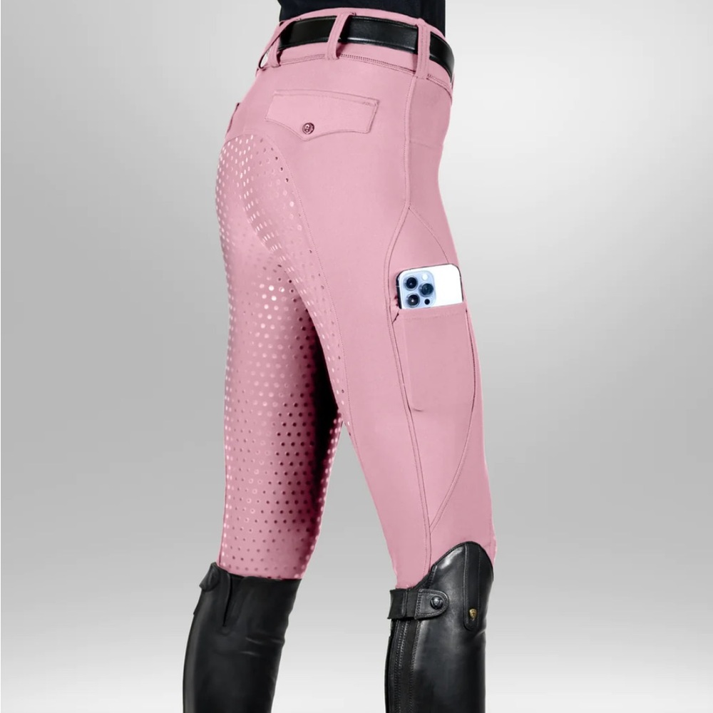Equestly Pink Full Seat Riding Tights
